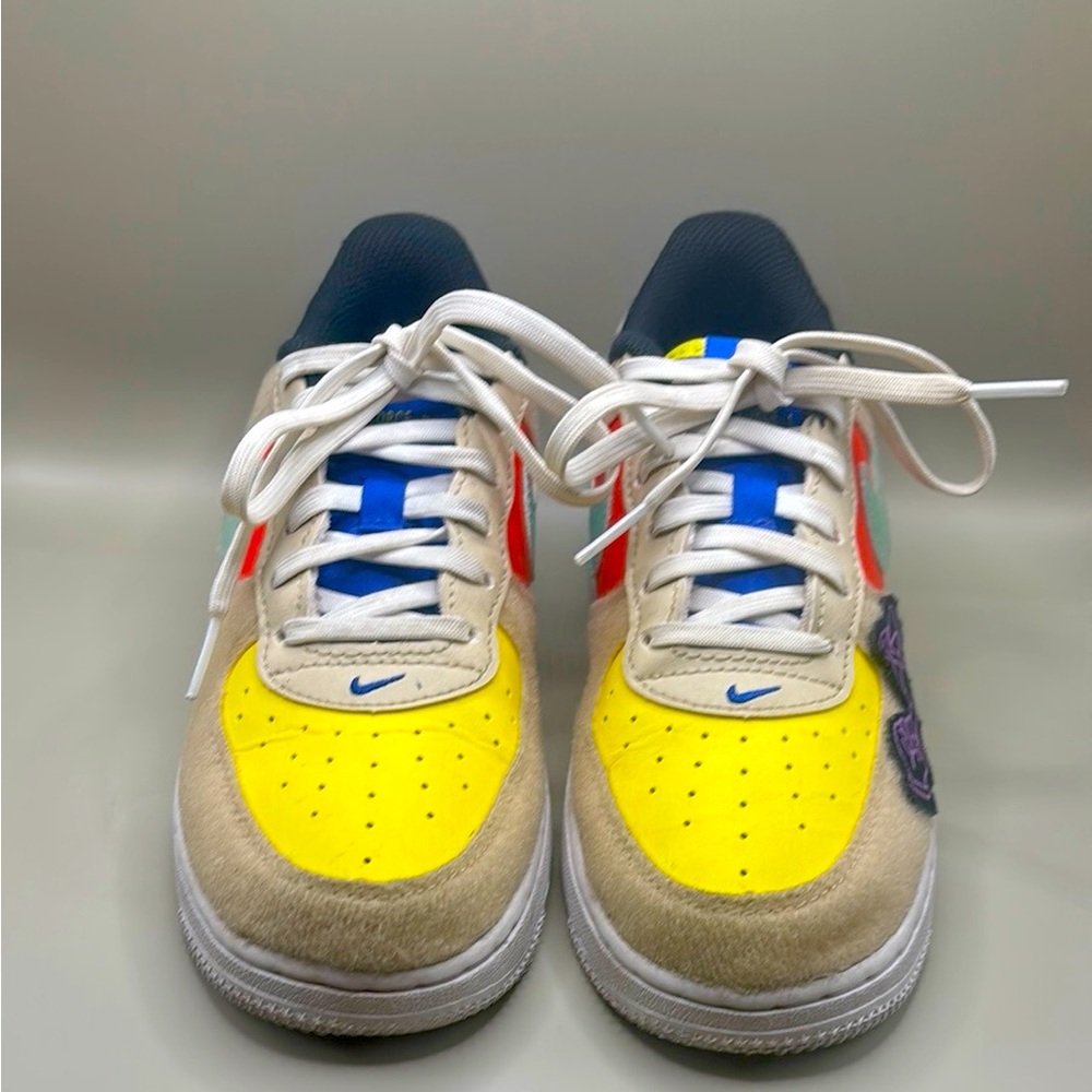 Nike Colorful Air Force 1 Sneakers - Picture 3 of 8